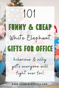 White elephant gifts for the office, Christmas work gift exchange ideas Gender Neutral Office, Girls Gift Exchange, Gifts For The Office, Silly Holidays, White Elephant Gift Exchange, Adults Party Theme