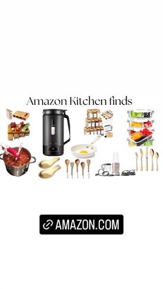 an advertisement for amazon kitchen finds