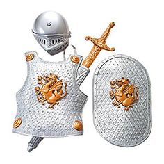 Knight Costume For Kids, Knight Halloween Costume, Silver Knight, New Halloween Costumes, Role Play Costume, Clever Halloween Costumes, Batman Kids, Moose Toys