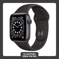 an apple watch with the text to purchase follow the link