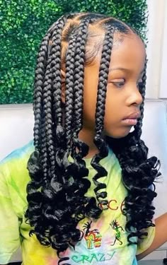 Hairstyles For Kids Back To School, Teenage Black Girls Braided Hairstyles, Hairstyles For Little Black Girls Kids Easy Braids, 4 Part Braid Hairstyles, Hairstyles For Little Black Girls Braids, Cute Hairstyles For Year 7 Old Braids, Hair For Black Girls Kids, Hairstyle Ideas For Black Girls Braids, Little Black Girls Hairstyles For School Braids Cute