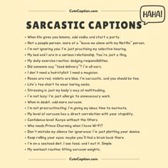 Short Sarcastic Captions Funny Sarcastic Captions, Short Sarcasm Captions, Short Vlog Captions, Daily Instagram Captions, Serious Captions For Instagram, Funny Throwback Captions, Sarcastic Captions Funny, Short Sarcastic Captions Funny, Sarcastic Ig Captions