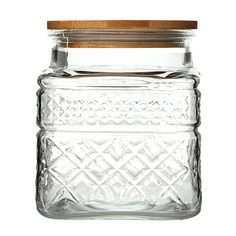 PRICES MAY VARY. 【Vintage Decorative Jar】 The storage containers are made of premium unique pattern glass, thick glass coffee bean storage jar is not deformed, not stained, durable and stable placement. 【Coffee Beans Storage】This glass storage containers holds liquid up to 38 Fl oz/ 1Qt/ 1100ml/ 0.3Gal; holds 370g coffee beans. The opening of kitchen canister is wide enough, which can fit easily for taking food or cleaning. 【Airtight Bamboo Lids】Our storage jar with bamboo lid and rubber gasket Glass Jars Kitchen, Decorative Glass Jars, Large Glass Jars, Glass Storage Containers, Coffee Jars, Kitchen Containers, Clear Jars, Glass Jars With Lids, Glass Storage Jars