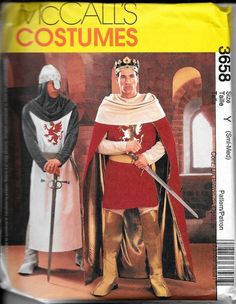 the front cover of a book with two men dressed in medieval costumes and holding swords