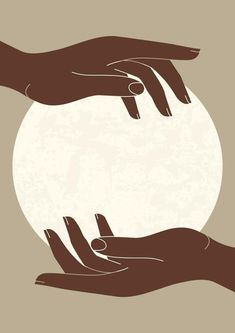 Holding full moon in hands print illustration. Tarot card minimalist vector art. Aesthet Holding Hands Artwork, Full Moon Artwork, Tarot Card Illustration Design, Hand Poster Design, Tarot Art Aesthetic, Vector Art Aesthetic, Tarot Card Minimalist, Mindfulness Illustrations, Hand Holding Illustration