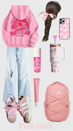 Preppy Fits, Slay Outfits, Girly Girl Outfits, First Day Of School Outfit, Winter Fashion Outfits Casual, Chill Fits, Fit Ideas