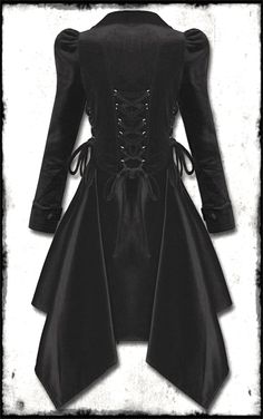 Velvet Frock, Steampunk Coat, Mode Steampunk, Scene Girl, Gothic Clothes, Victorian Steampunk, Steampunk Costume, Gothic Steampunk