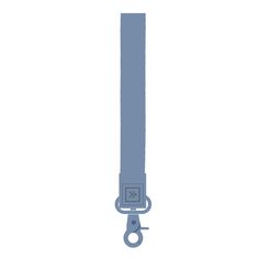 a blue strap with a hook on it