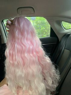 42943454478383 Realistic Wigs, Hair Lengthening, Golden Fashion, Cotton Candy Hair, Candy Hair, Pastel Pink Hair, Dyed Hair Inspiration, Pretty Hair Color, Silk Hair