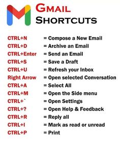 the email list for small shortcuts