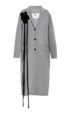 Erdem - Embellished Wool Coat - Grey - UK 14 - Only At Moda Operandi Fashion 2025, Gossip Girl Reboot, Antique Clothing, Pre Fall, Fashion Stylist, Wool Coat, Fashion Beauty, Dress Outfits