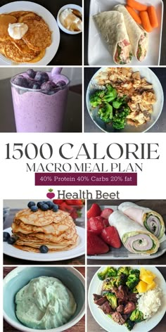 This printable 7 day macro friendly healthy meal plan is 1500 calories, 150 grams of protein, 150 g carbs, and 40 g of fat. Print this meal plan for new healthy meal ideas, the shopping list, and the recipes! 1500 Calorie Meal Plan, Macro Meal Plan, Macro Nutrition, Healthy Meal Plan, Macros Diet, Plats Healthy, Macro Friendly Recipes, Best Fat Burning Foods, Calorie Meal Plan