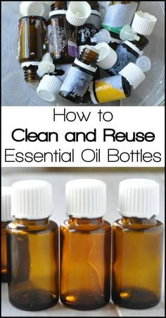 How to Reuse Your Empty Essential Oil Bottles - www.ohlardy.com Don't toss your empty bottles. Clean and reuse them. Great for making custom blends, roll-ons, sample bottles, travel bottles and more!! Autogenic Training, Diy Kosmetik, Oil Remedies, Essential Oils Herbs, Living Essentials Oils, Living Essentials, Healing Oils, Young Living Oils