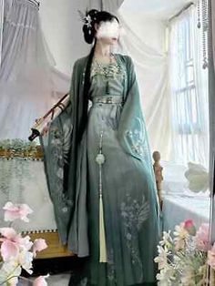 Find many great new & used options and get the best deals for Hanfu dress, traditional Chinese Hanfu role-playing costume for women at the best online prices at eBay! Free shipping for many products! Hanfu Dress, Chinese Hanfu, Chinese Traditional, Halloween Cosplay, Cosplay Costume, Plus Size, Halloween, Green