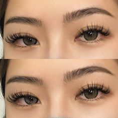 Natural Fake Eyelashes, Lashes Fake Eyelashes, Wispy Eyelashes, Lash Extensions Makeup, Lashes Extensions, Cat Eye Lash, Eyelash Extensions Styles, Lash Extensions Styles, Perfect Eyelashes