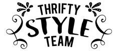 the logo for thrift style team