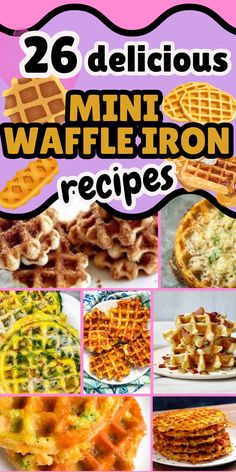 25 delicious mini waffle iron recipes