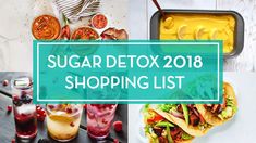 7-Day Sugar-Free Detox Shopping List Sugar Free Detox, Sugar Detox Cleanse, Sugar Challenge, Bad Carbohydrates, Detox Tea Recipe, Body Makeover