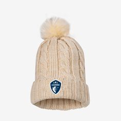 Made with soft yarn, this North Carolina Courage beanie is a cuffed design that helps keep you warm while cheering from the stands. Cream Cap For Cold Weather, Cream Beanie One Size Fits Most, Casual Cream Beanie For Cold Weather, Cream Soft Knit Beanie For Cold Weather, Casual Nike Winter Hat, Nike Casual Winter Hats, Warm Cream Beanie For Cold Weather, Adjustable Cozy Beige Beanie, Adjustable Beige Cozy Beanie