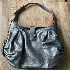 Silver/Gun Metal Leather Louis Vuitton Mahina Bag Bags Louis Vuitton, Vintage Louis Vuitton, Vuitton Bag, Louis Vuitton Bags, Louis Vuitton Bag, Bag Lady, Louis Vuitton, Leather, Silver