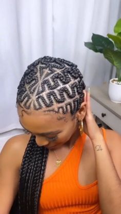 Braid Hairstyles Natural Hair, Valentines Hairstyles Black Women, Easy Cornrow Hairstyles, Valentines Hairstyles, I'm So Lucky, Unique Braids, Watch The Sunset, Braids Hairstyles Pictures, Braided Cornrow Hairstyles