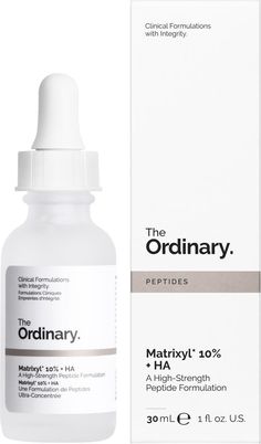 THE ORDINARY Matrixyl™ 10% + HA | Nordstrom The Ordinary Argireline, The Ordinary Serum, Ordinary Niacinamide, The Ordinary Lactic Acid, The Ordinary Hyaluronic Acid, Face Pores, Safe Skincare, Reduce Pores, Best Serum