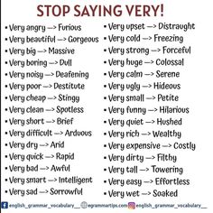 a poster with the words stop saying very