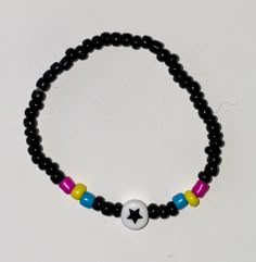 The beaded Pansexual Pride Bracelet was handmade with love. This bracelet is one size fits all and has stretch. Pulseras Kandi, Diy Kandi Bracelets, Pride Jewellery, Pride Bracelet, Pansexual Pride, Kandi Bracelets, Diy Bracelet Designs, Handmade Jewelry Tutorials, Opal Bracelet