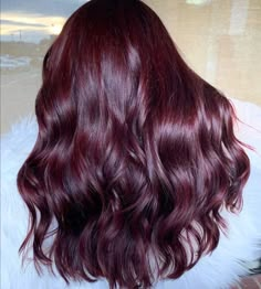 Reddish Maroon Hair, Reddish Black Hair Color, Hair Color For Winter Palette, Short Dark Red Hair Burgundy, Maroon Hair Burgundy Wine, Deep Wine Hair Color, Reddish Black Hair, Bordeaux Hair