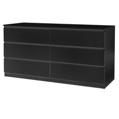 a black dresser with four drawers