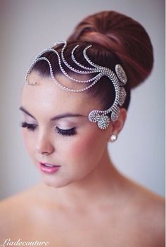 Ballroom Hair, Custom Bridesmaid Dress, Head Scarf Styles, Dance Hairstyles, Bridal Hair Flowers, Head Jewelry, Fancy Hairstyles, Hair Decorations