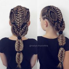 Viking Hairstyle, Tail Hairstyle, Fanfic Ideas, Different Braids, Girl Hair Dos, Trendy Hairstyle