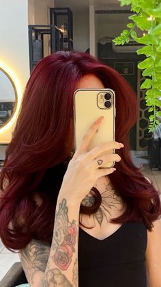 Best Red Hair Dye, Wine Hair Color, Shades Of Red Hair, Dyed Red Hair