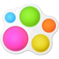 an image of three different colored circles