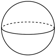 an image of a ball with lines going through it