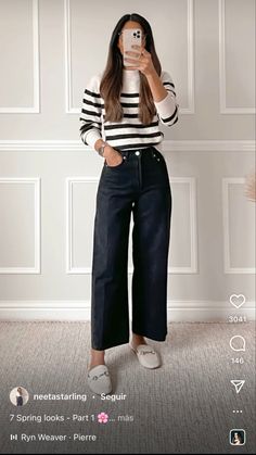 Relaxed Look Outfit, Chic Business Professional, Coulette Pants Outfit, Polished Casual Outfits For Women, Petite Teacher Outfits, Karaoke Outfit Night Casual, Secondary Teacher Outfits, How To Style Trousers, Summer Internship Outfit