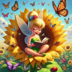 Tinker Bell Art, The Art Of Disney Fairies, Art Of Disney Fairies, Tinkerbell Movies, Flower Home Decoration, Bell Art