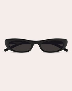 Created at the intersection of function and fashion, these Saint Laurent sunglasses show off slim oval frames, light-blocking lenses and subtle logo details. Frame: 100% acetate 100% UV protection Wipe with soft cloth Made in Italy Measurements Lens width: 53mm Bridge width: 20mm Temple length: 145mm Black Sunglasses Aesthetic, Lifeguard Costume, Black Sunnies, Sunglasses Png, Aesthetic Sunglasses, Beach Trends, Fashionable Sunglasses, Career Outfits, Glasses Fashion Women