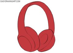 the red headphones are on top of each other