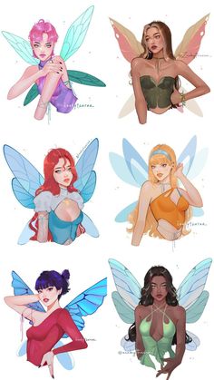 Fairy Girls, Art Mignon, Dessin Adorable, Girls Cartoon Art, Digital Art Girl, Winx Club