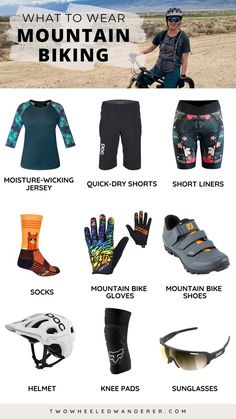 an image of what to wear mountain biking