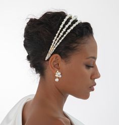 Heart Of The Sea, Luxury Hair Accessories, Julia Berolzheimer, Fashion Shoots, Bridal Elegance, Pearl Accessories, Jennifer Behr, Luxury Hair, The Pearl