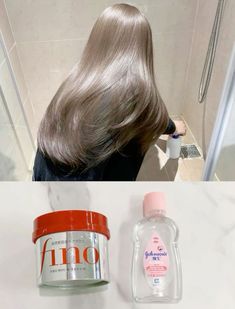 Baby Oil Hair, Healthy Hair Routine, Hair Growing Tips, Glossy Hair, Perfect Skin Care Routine, Facial Skin Care Routine, Japanese Hairstyle, Bag Essentials, Aesthetic Stuff