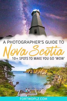 a lighthouse with text overlay that reads a photographer's guide to nevada sestaa 10 - 4 spots to make you go wow