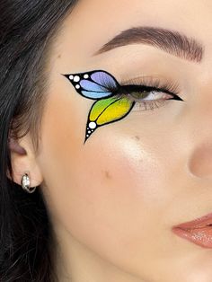 Halloween Makeup Inspiration, Glow Foundation, Colorful Eye Makeup