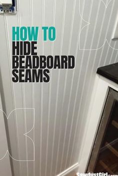 an image of how to hide beadboard seams