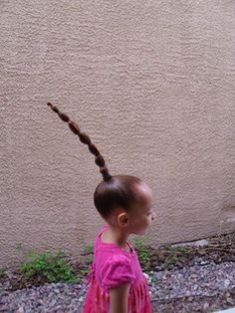 Crazy Hair Day Ponytails, Funny Braids Hairstyles, Gross Hair Hairstyles, Crazy Hair Inspiration, Jail Hairstyles, Crazy Long Hairstyles, Crazy Hair Day High School, Really Cool Hairstyles, Crazy Hair Ideas For School