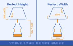 the table lamp shade guide for lamps that are not too bright or dimmery