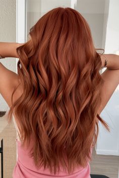 Copper Hair With Tan Skin, Dark Auburn Copper Hair, Winter Copper Hair Color, Cooper Auburn Hair Color, Cinnamon Color Hair, Hair Color On Brown Skin, Intense Copper Blonde, Color 2025