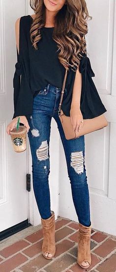 Outfit encantador http://womenfashionparadise.com/ Sloane Ranger Style, Classy Fall Outfits, Perfect Fall Outfit, Fall Winter Wardrobe, Fashion 2018